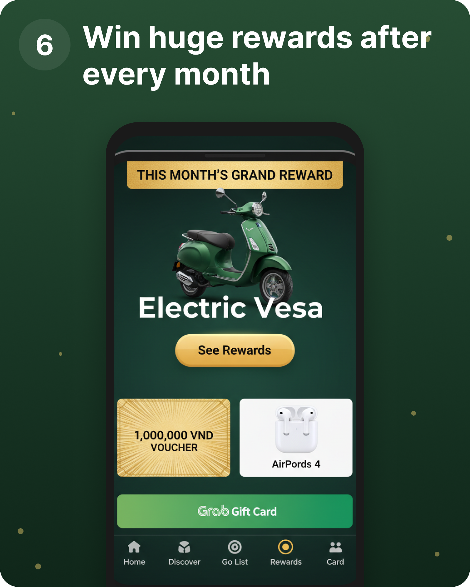 TY Club rewards screen showing the monthly grand reward